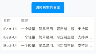 动态显示列