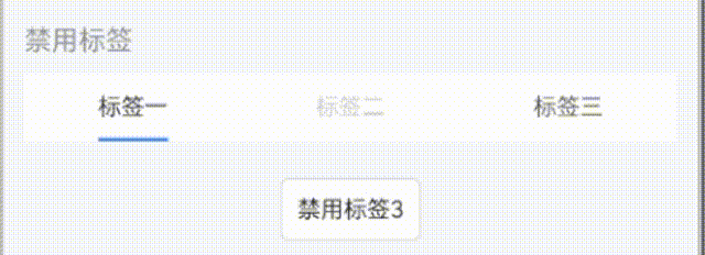 禁用标签